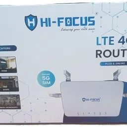 HI-FOCUS WIFI ROUTER SUPPORT ALL NETWORK 5G/4G/3G/2G SIMCARDS WITH 4 ANTENAA HF-R1104T-4G 4G Router 2.4 GHz 150 Mbps Wifi Speed Dual Band Internal & External Antenna MiFi (Sim Based) image 2