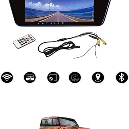 maties 7inch Rearview LED Monito Full HD With USB/TF Card/Remote Control-251 Black LED-picture-19