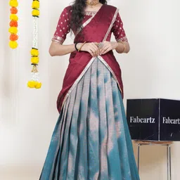 divastri Self Design Semi Stitched Lehenga Choli-picture-19