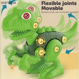 aganta Dinosaur Toy Pack of 4 with Screwdriver Kids Building Learning Toys for 3+ Year image 2