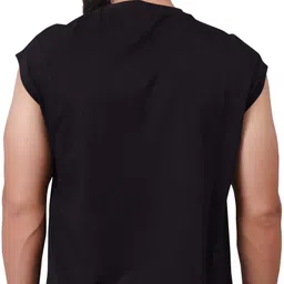 i&d Pack of 2 Men Solid Round Neck Pure Cotton Multicolor T-Shirt image 5