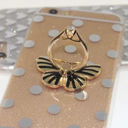 befunky 3D Butterfly Luxury Universal Holder Stand with Ring Finger Grip for Mobile Tablet Mobile Holder-picture-36