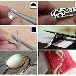 dumdaar Heavy duty 6pc Multi Shape Needle File set for wood metal sharping Knife Sharpening Steel image 4