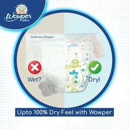 wowper Fresh Baby Diapers Pants by Doms| Wetness Indicator|Upto 12Hrs Absorb | 4-8 Kg - S image 4