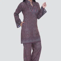 woolvalley Top Palazzos Co-ords Set image 5