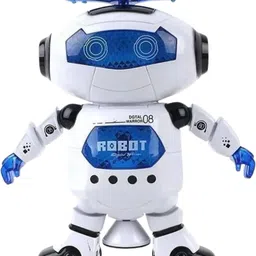 vew Naughty Dancing Robot Toy for Kids Rotating, Spinning & Walking Robot with Music image 1