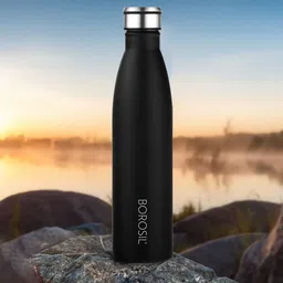 borosil Hydra Fresh Single Wall Water Bottle, Ideal for Storing Water in Fridge, Office 900 ml Bottle image 2