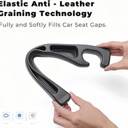 kezist Car Seat Gap Filler, 2-Pack No-Drop Seat Side Gap Seam Filler Organizer Car Side Seat Catcher image 5