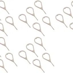 BUMTECH (25 pcs) Mobile Sim Ejector pin Tools Tray Holder Opener (Steel) Sim Adapter-picture-12