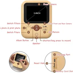 ROCKTECH FunPrint Instant Camera Instant Camera image 2