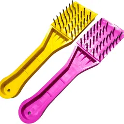 madhura estores Fish Scaler / Scrapper / Cleaning / Remover / Plastic Handle (Pack of 2) Fish Scaler image 2