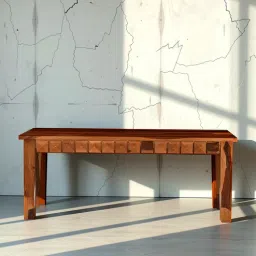 royaloak Epoch Sheesham Wood Dining Table In Brown & Black Colour-picture-22