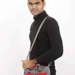 bayo LB 222 4 Liter Polyester WATERPROOF Lunch Tiffin Bag for School Office Picnic Waterproof Lunch Bag image 5