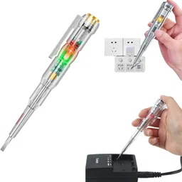 gadariya king 3IN1 Electrical Tester Pen, 70-250V Portable Waterproof Electrical Tester Pen Digital Voltage Tester-picture-24