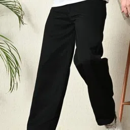 moda rapido Men Regular Mid Rise Black Jeans-picture-10