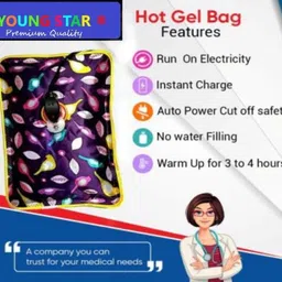 decent stock HOT WATER BAG FOR PAIN RELIEF PREFILLED GEL ELECTRIC HOT GEL BASE BAG 1.3 L Hot Water Bag image 2