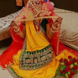 sahinadupatta Net Self Design Red Women Dupatta-picture-37