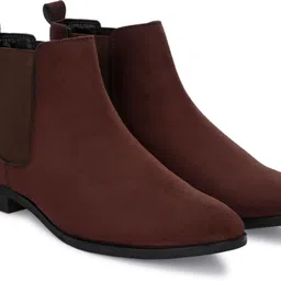 hirel's Suede Chelsea Boots|Soft Cushioned Insole |Slip-Resistance|Shock Absorption Boots For Men image 3