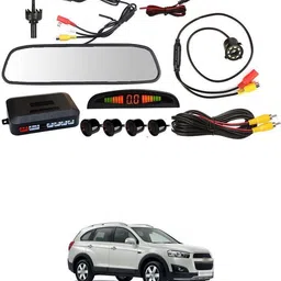 gonama LCD 4.3 Screen 4pc Car Parking Sensor Monitor Kit With Reverse Camera Sg45 In-car Camera System image 5