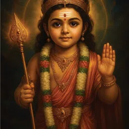 shardecals 50 inch LORD MURUGA WALL STICKER-DIVINE WALL STICKER-TRADITIONAL WALL STICKER Self Adhesive Sticker-picture-45