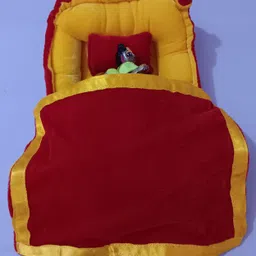 Hot bed Laddu gopal summer bed Hot bed kanha ji-image-51