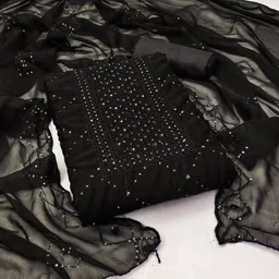 manvaa Unstitched Georgette Salwar Suit Material Embroidered-picture-19