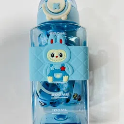kovea LABUBU Multi Design Cute Mix Cartoon Teddy Sape Sipper Opner school Water Bottle 600 ml Water Bottle image 2