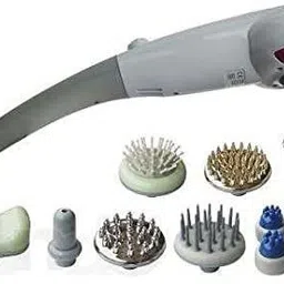 Manav MA07 Magic Massager Complete Body Head Neck Shoulder Back Leg Foot Pain Relief for Men Women for Fat Reduction Joint Pains from directly to Plug in (Grey Colour) Massager-picture-23