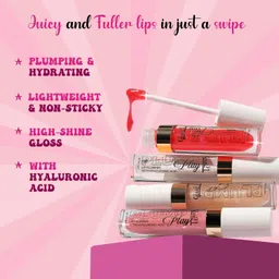 glam21 Plump Play Lip Plumper-Juicy Lips Fuller & Hydrated Moisturizing Crystal Shine image 2