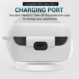 KANSOL Silicone Velcro Earbuds Case For Jabra Elite 3 image 4