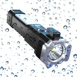 rectitude Led 3W Long Beam Range Car Rescue Hammer Window Glass and Seat Belt Cutter Built Torch-picture-12