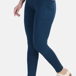 earth joy Solid Women Blue Tights-picture-13