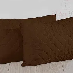 doristyle Quilted Microfibre Filled Zipper Standard Size Pillow Protector image 1