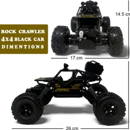 aavkar creation Off Roader Back Car 4x4 With Mist Smoke And Fully Remote Controlled image 3
