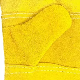 donizard Welding Gloves Heat Fire Resistant Mitts for Oven Fireplace Animal Handling Leather Safety Gloves image 2