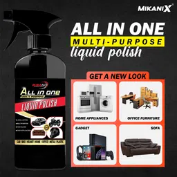 mikanix Combo Of Chain Lubricant + Chain Cleaner + Bike & Car Polish + Rust Cleaner With Cleaning Brush & Microfiber Cloth | Cleans | Shines & Protects Chain Oil image 4