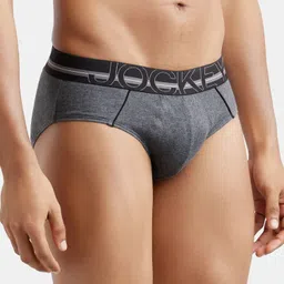 jockey Pack of 2 US14 Super Combed Cotton Solid Men Brief image 3