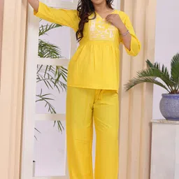 ppriya Women Solid, Embroidered Viscose Rayon A-line Kurta-picture-11