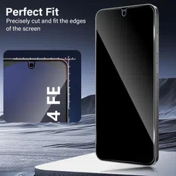 Besmon Tempered Glass Guard for Compatible with Samsung Galaxy S24 FE Privacy Screen Protector Tempered Glass Film Ultra Resistant image 3