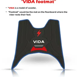 weyride Scooter Scooty Mat Two Wheeler Floor Foot Mat for Vida Way_b3 Hero Two Wheeler Mat image 2