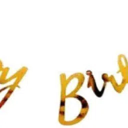 tejal trader No 4 Gold Balloons with Unicorn Party Theme Birthday Decoration Items Set Kit image 3