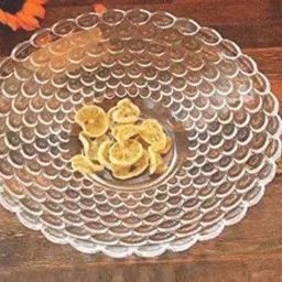 dulariya Crystal Clear Glass_Dry Fruit Bowl Platter Tray_Transparent 9 inch Tray-picture-17