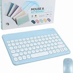 Vanshika Enterprises Small Bluetooth Keyboard and Mouse Combo Ultra Slim Portable Cordless Wireless Bluetooth-image-26