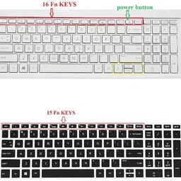 RAYA Silicone Keyboard Cover for HP Pavilion 15 { 15-eg 15-eh 15-er } Series Laptops HP Pavilion 15 ( 15.6 inch ) Laptop Keyboard Skin image 2