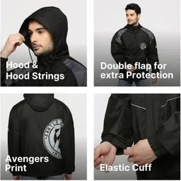 CITIZEN Avengers Windcheater Jacket Printed Men Wind Cheater image 3