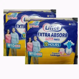 lifree New size Extra Absorb Adult Diaper Pants Unisex, Medium (M) Adult Diapers - M-picture-12