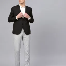 theclassictogs Men Solid Single Breasted Formal Blazer image 4