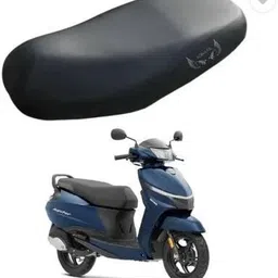 ronish Waterproof And Scratch Proof Black Seat Cover For Jupiter 113 Single Bike Seat Cover For TVS Jupiter-picture-23