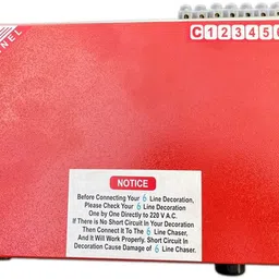 antler&co. 6 Line Chaser Reverse Forward only not action in chaser 1000 watt per channel Light Electronic Hobby Kit image 3