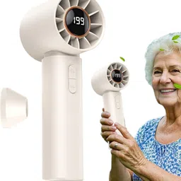 EasyFit TURBO HANDHELD Portable Fan, Handheld Portable Bladeless Fan with Air Turbo Tech Rechargeable Fan image 4